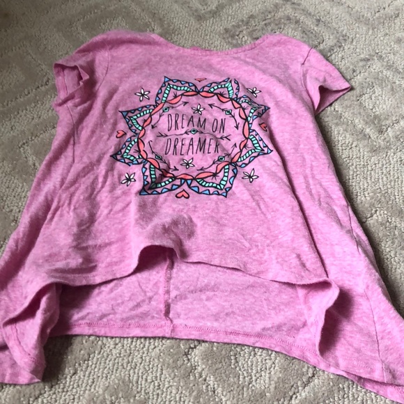 Dream On Dreamer shirt with lace slit back - Picture 1 of 2